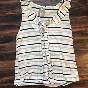 Anthropologie striped tank top